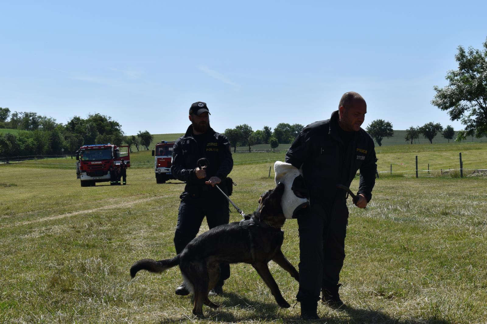 Dětský den s policií v obci Žižice na Slánsku