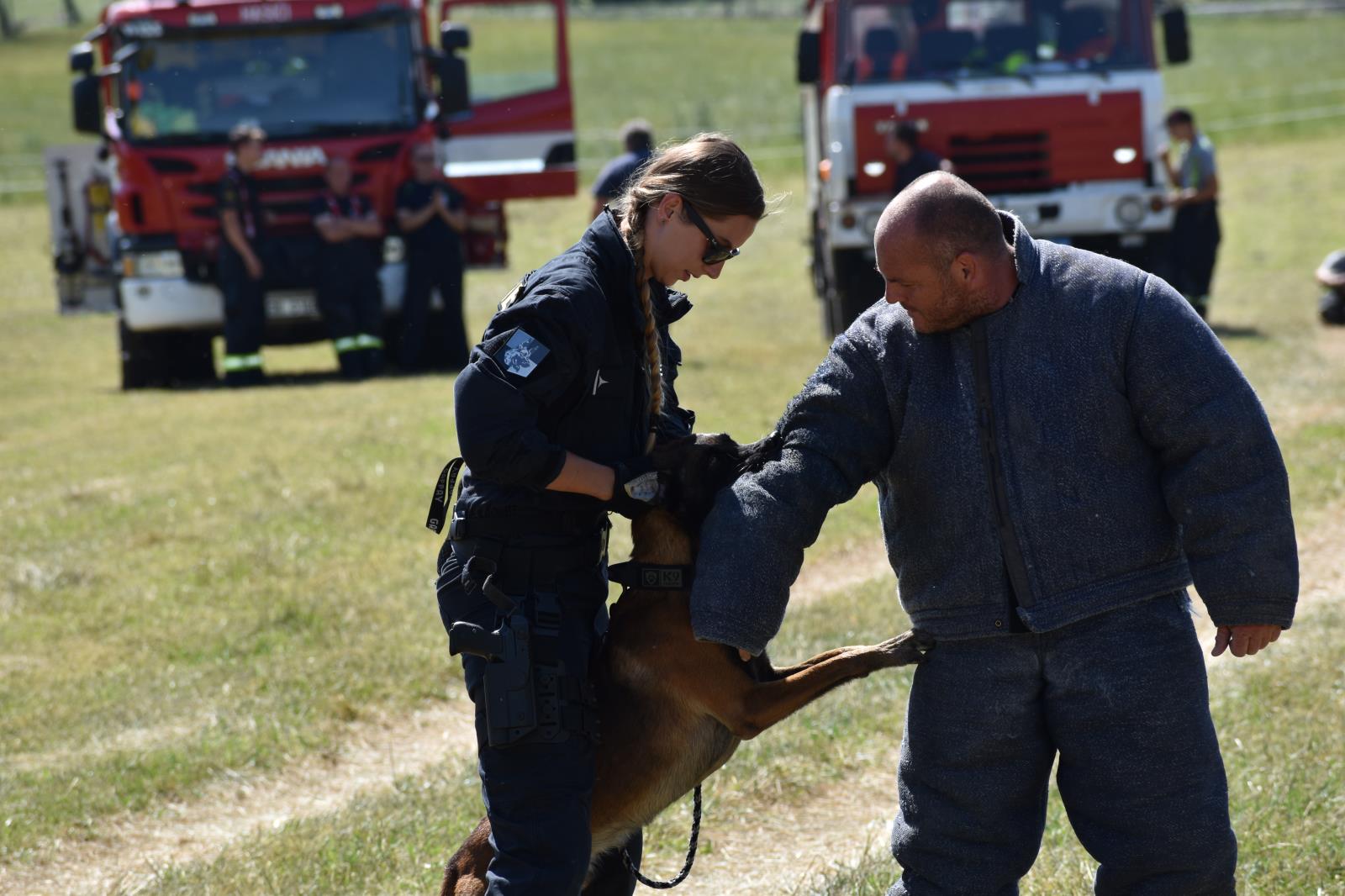 Dětský den s policií v obci Žižice na Slánsku