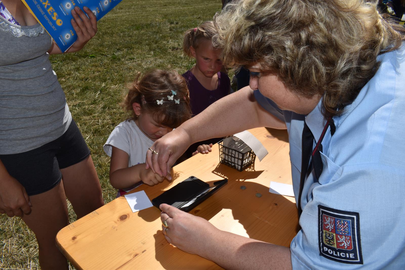 Dětský den s policií v obci Žižice na Slánsku