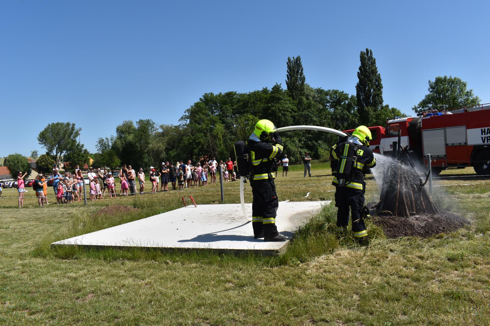 Dětský den s policií v obci Žižice na Slánsku