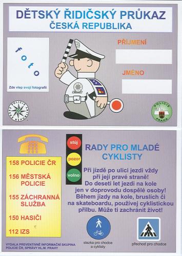 Dětský řidičský průkaz