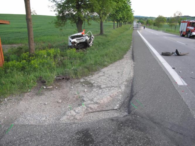 Dopravní nehoda - Milenovice 10.5.2012
