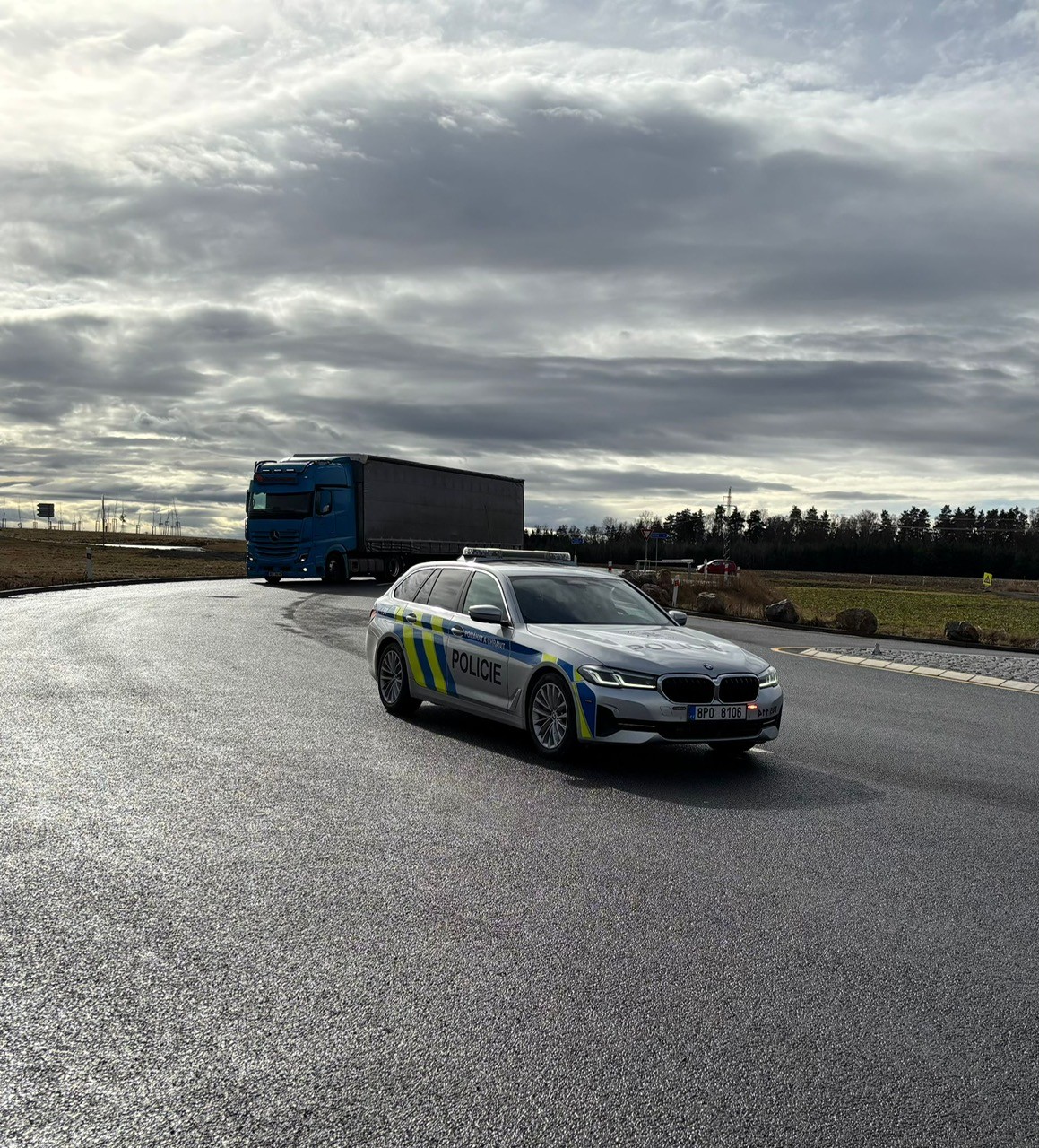 Dopravně bezpečnostní akce na nákladní vozidla