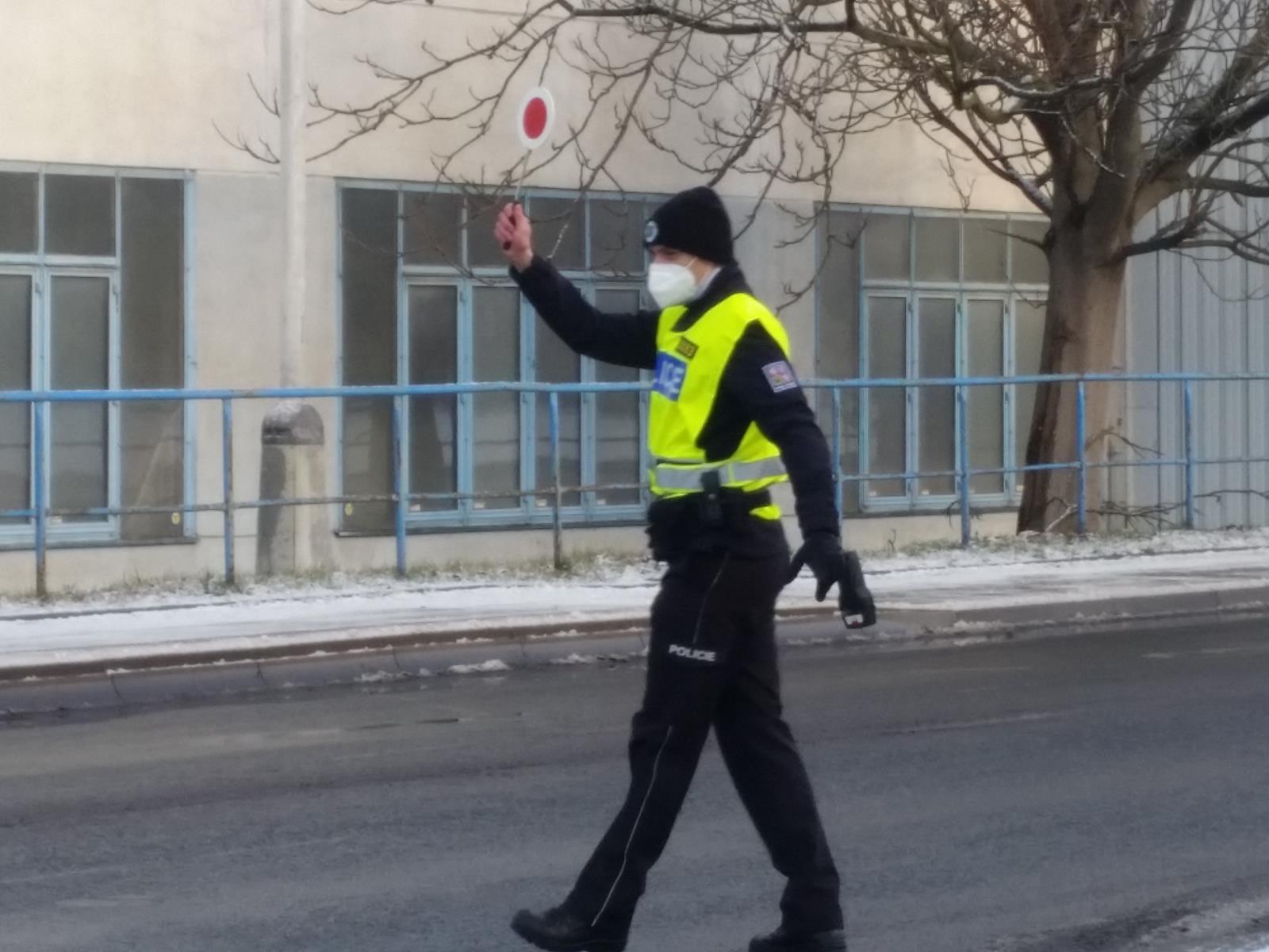 Dopravní akce s novými policisty