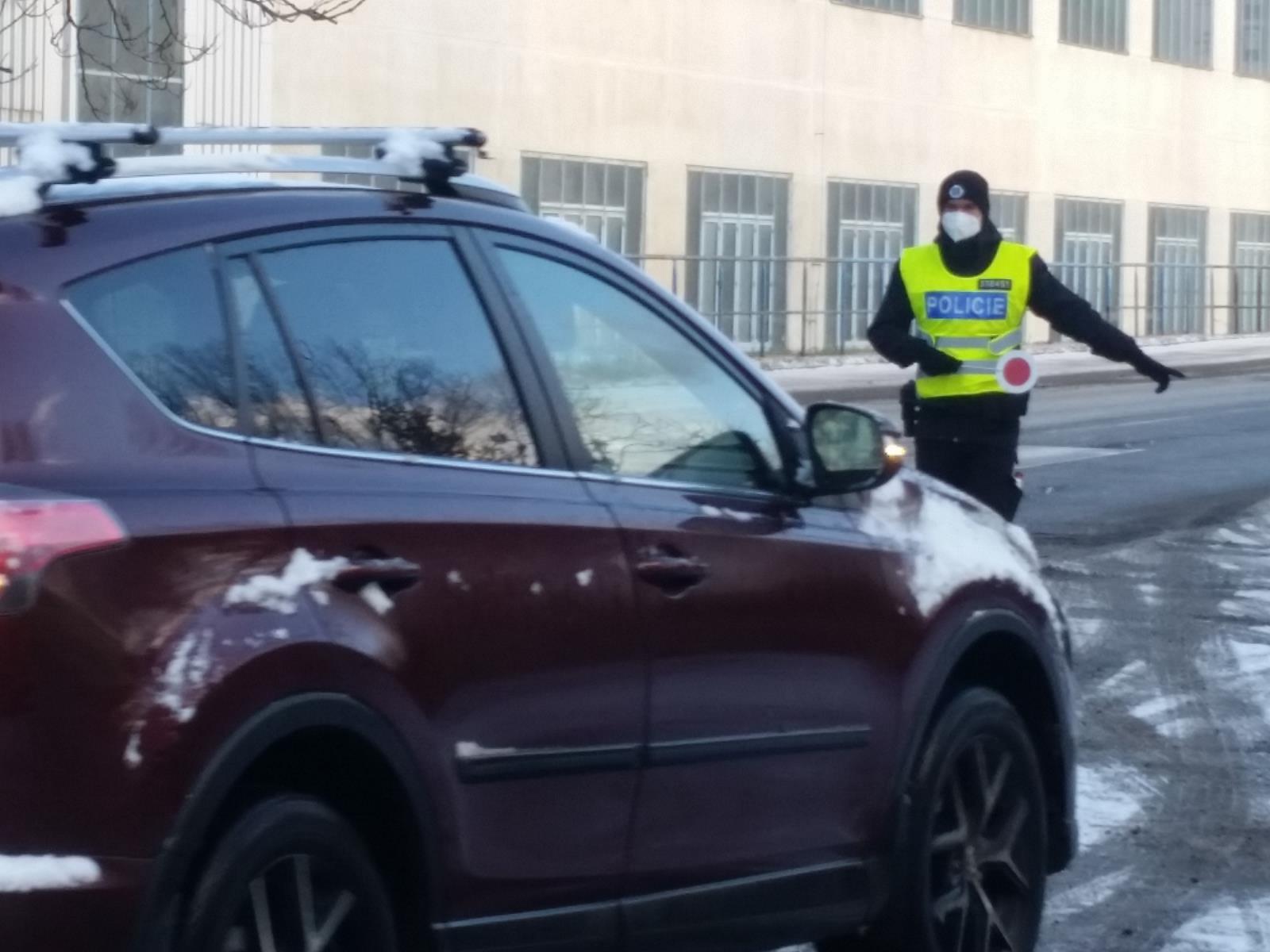 Dopravní akce s novými policisty