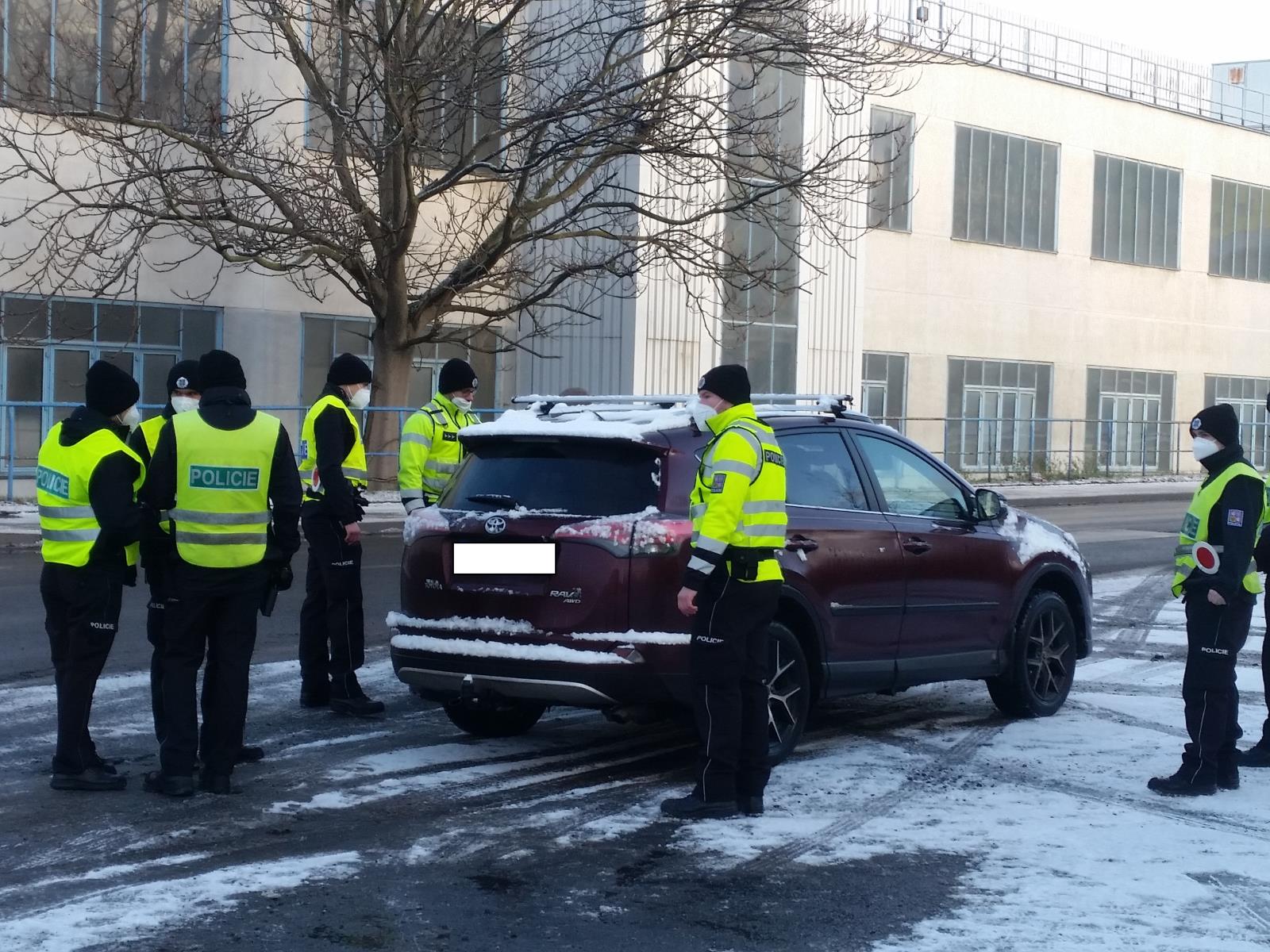 Dopravní akce s novými policisty