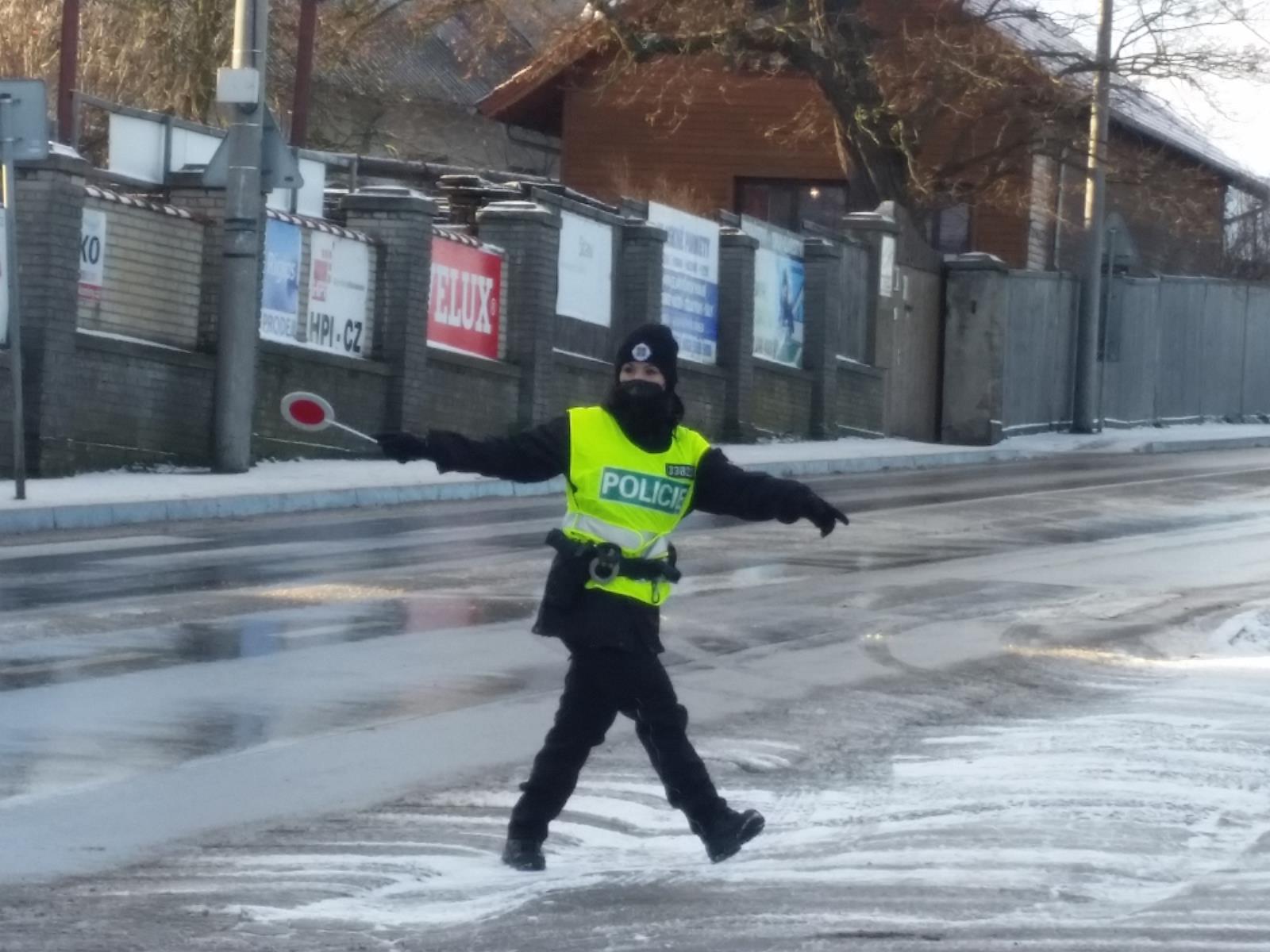 Dopravní akce s novými policisty