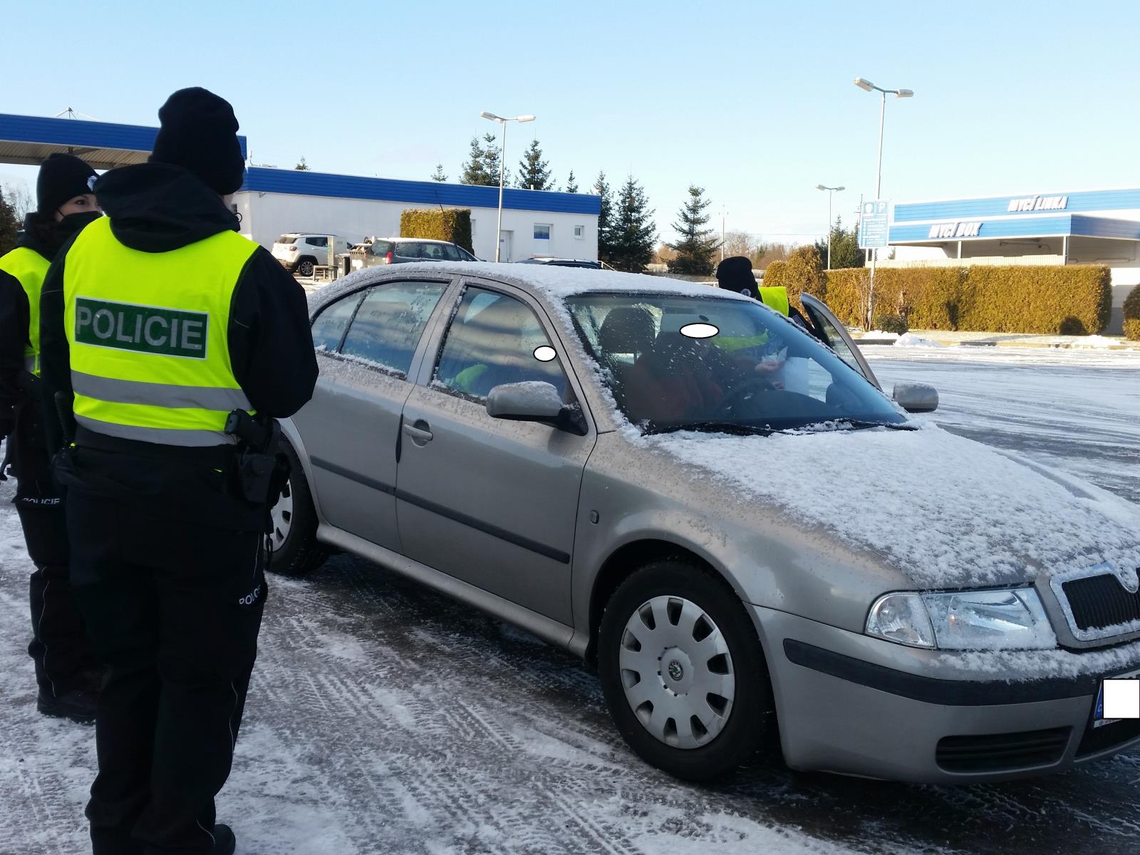 Dopravní akce s novými policisty