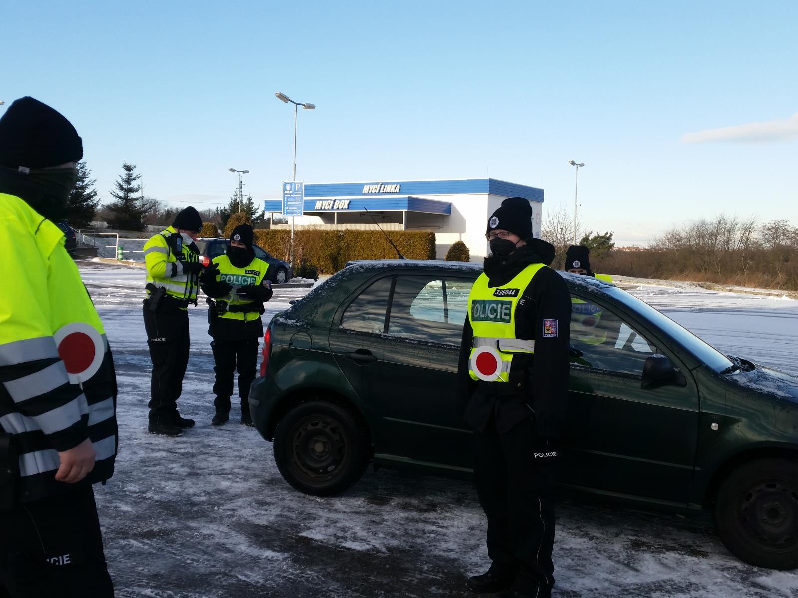 Dopravní akce s novými policisty
