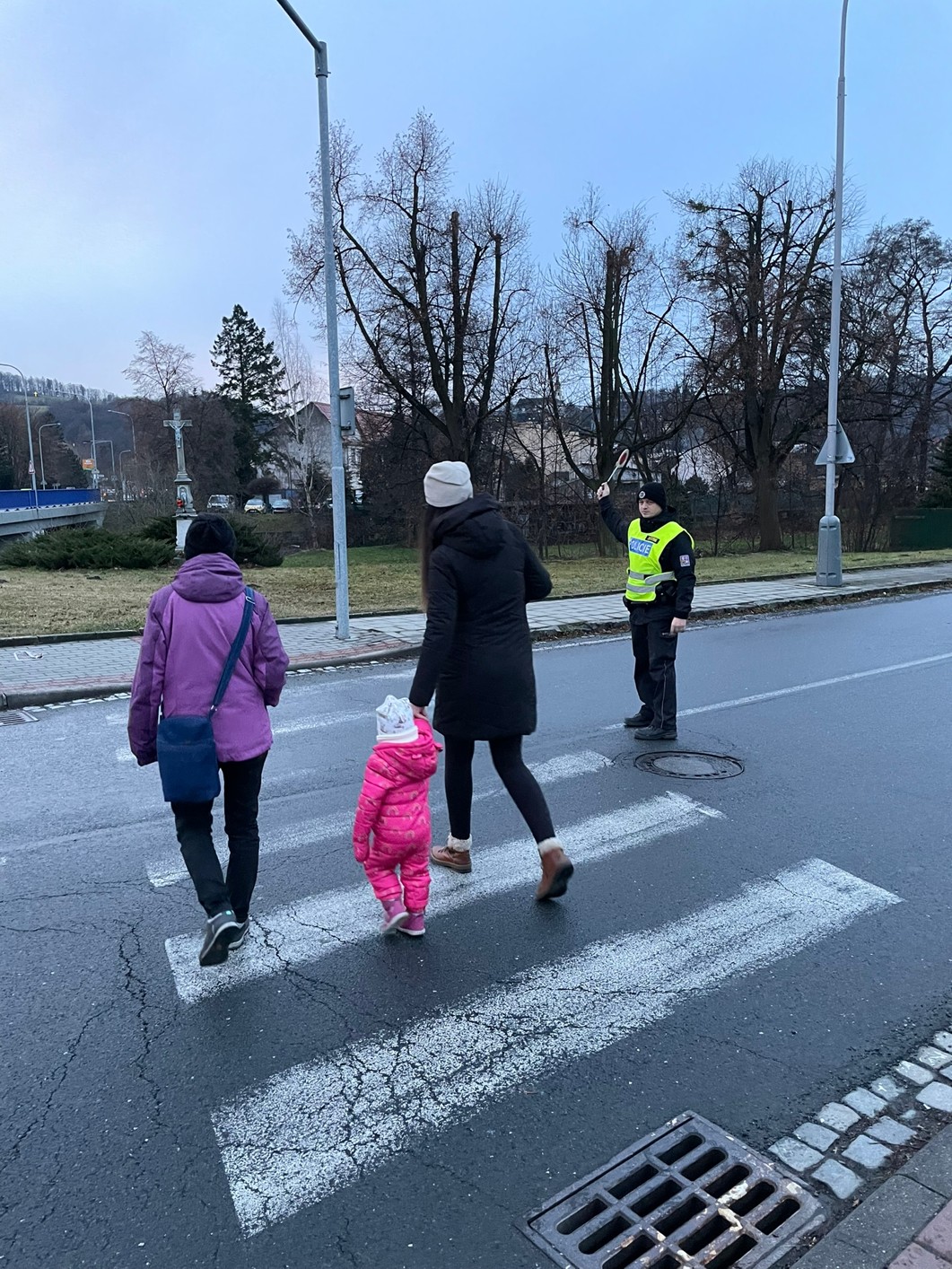 Dopravní akce v Hradci nad Moravicí, ulice Žimrovická