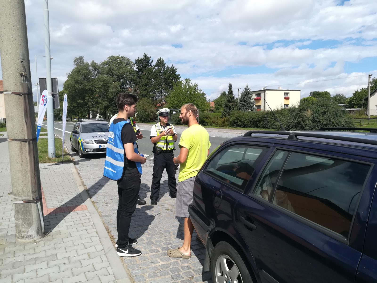 Dopravní akce v obci Bukovka.