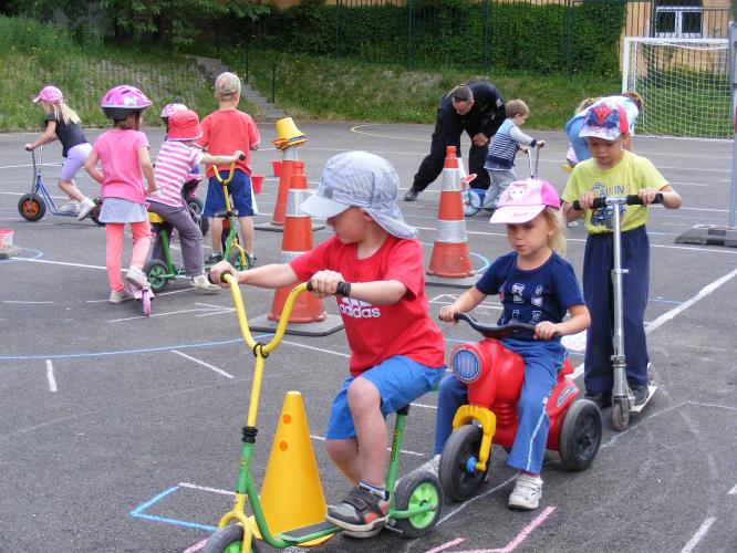 Dopravní hřiště a malí cyklisté