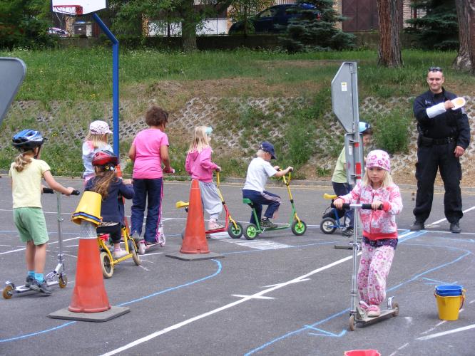 Dopravní hřiště a malí cyklisté