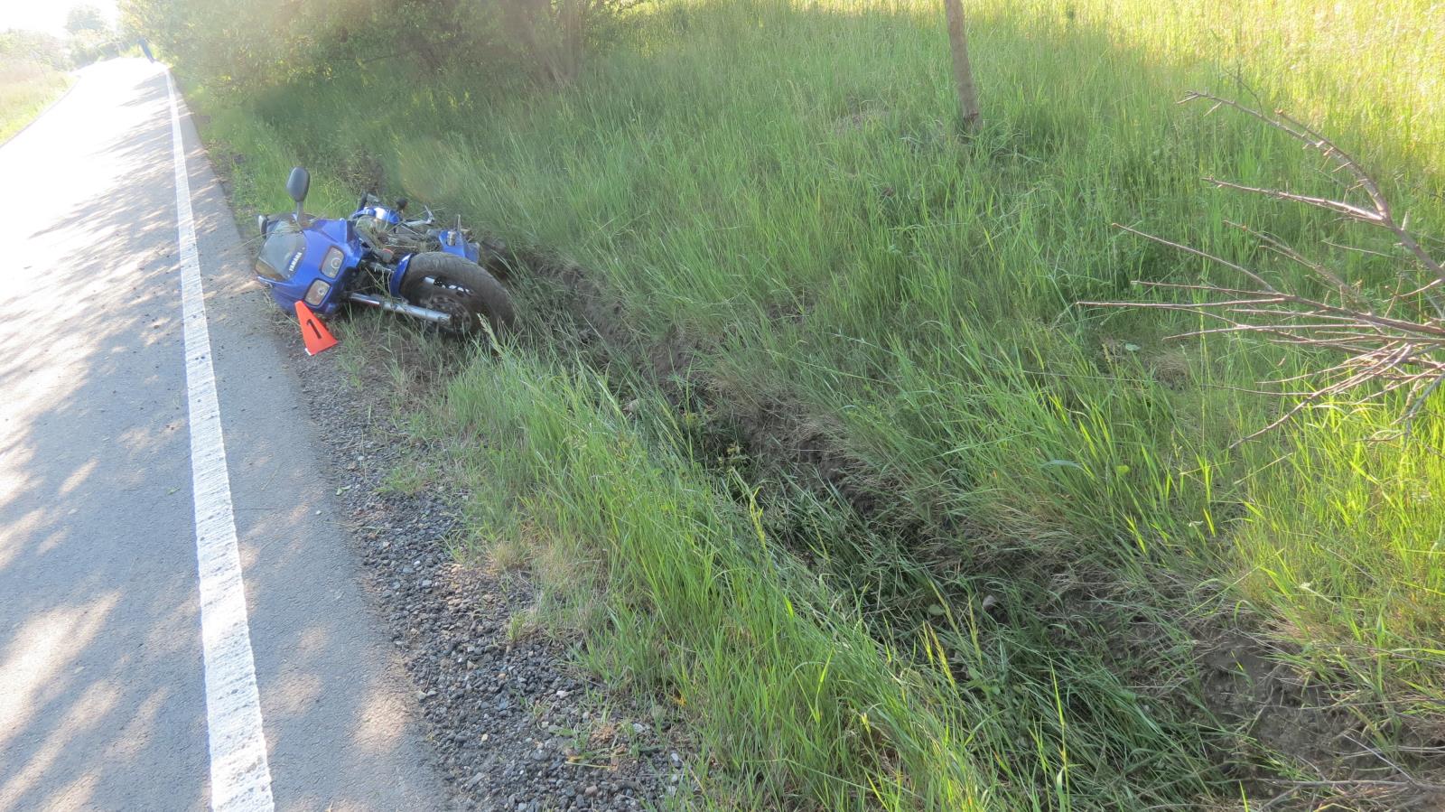 Dopravní nehhoda motorkáře