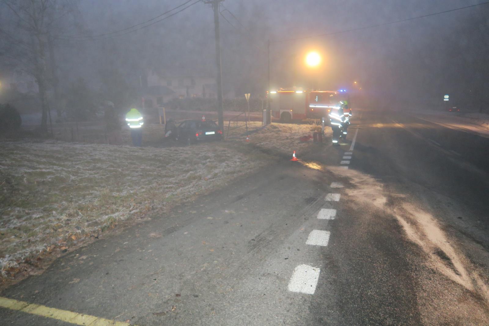 Dopravní nehoda - Capartice - 27.11.2020