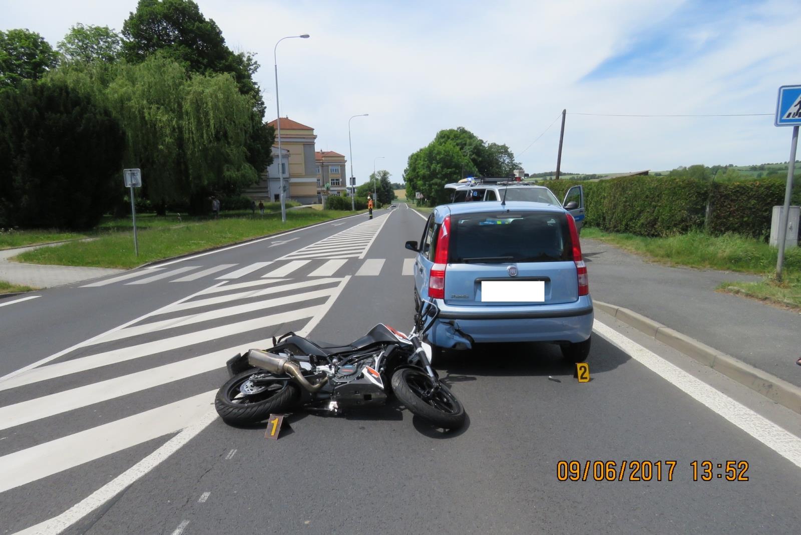 Dopravní nehoda - Domažlice - 09.06.2017