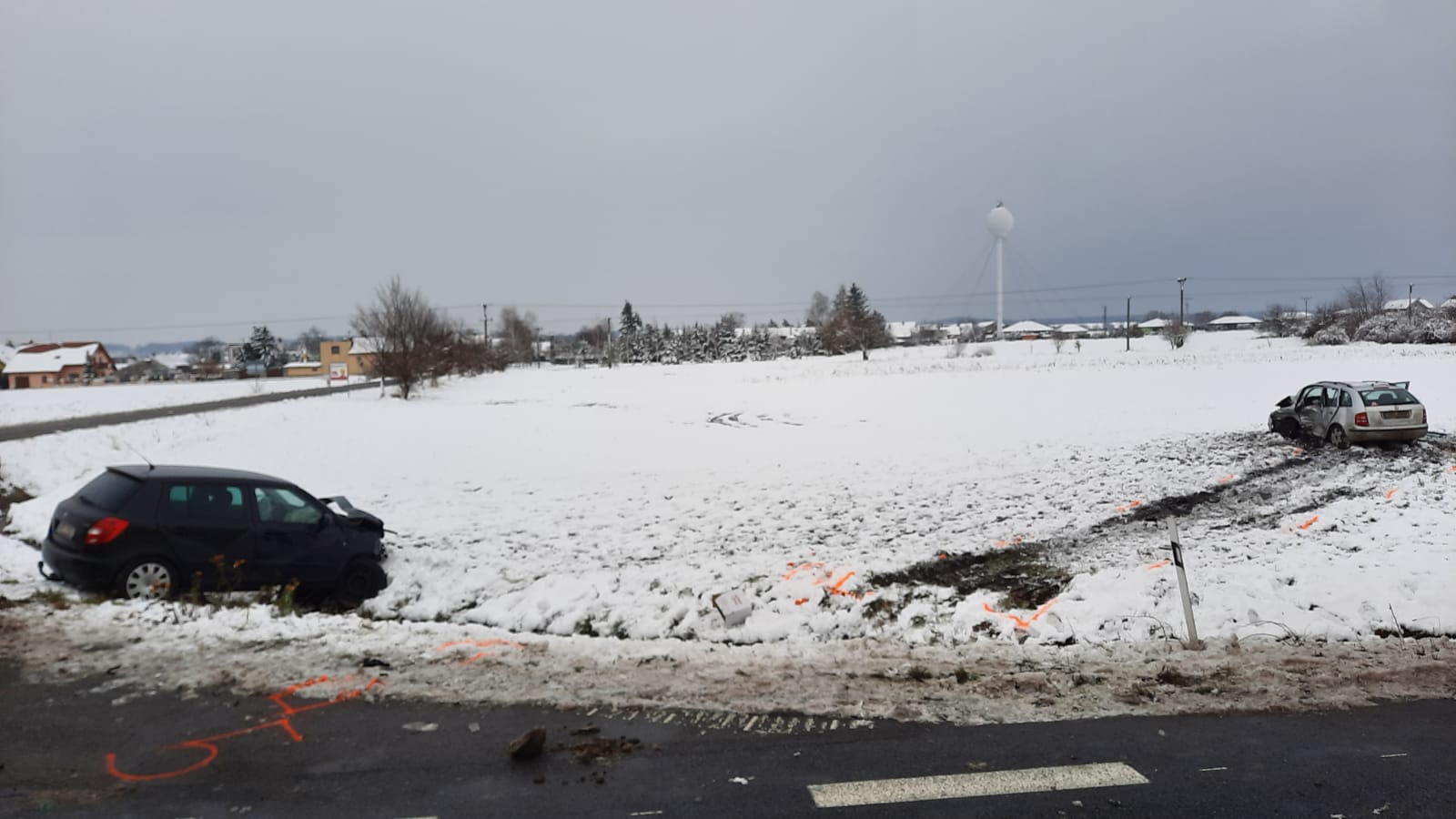 Dopravní nehoda Jestřábí Lhota