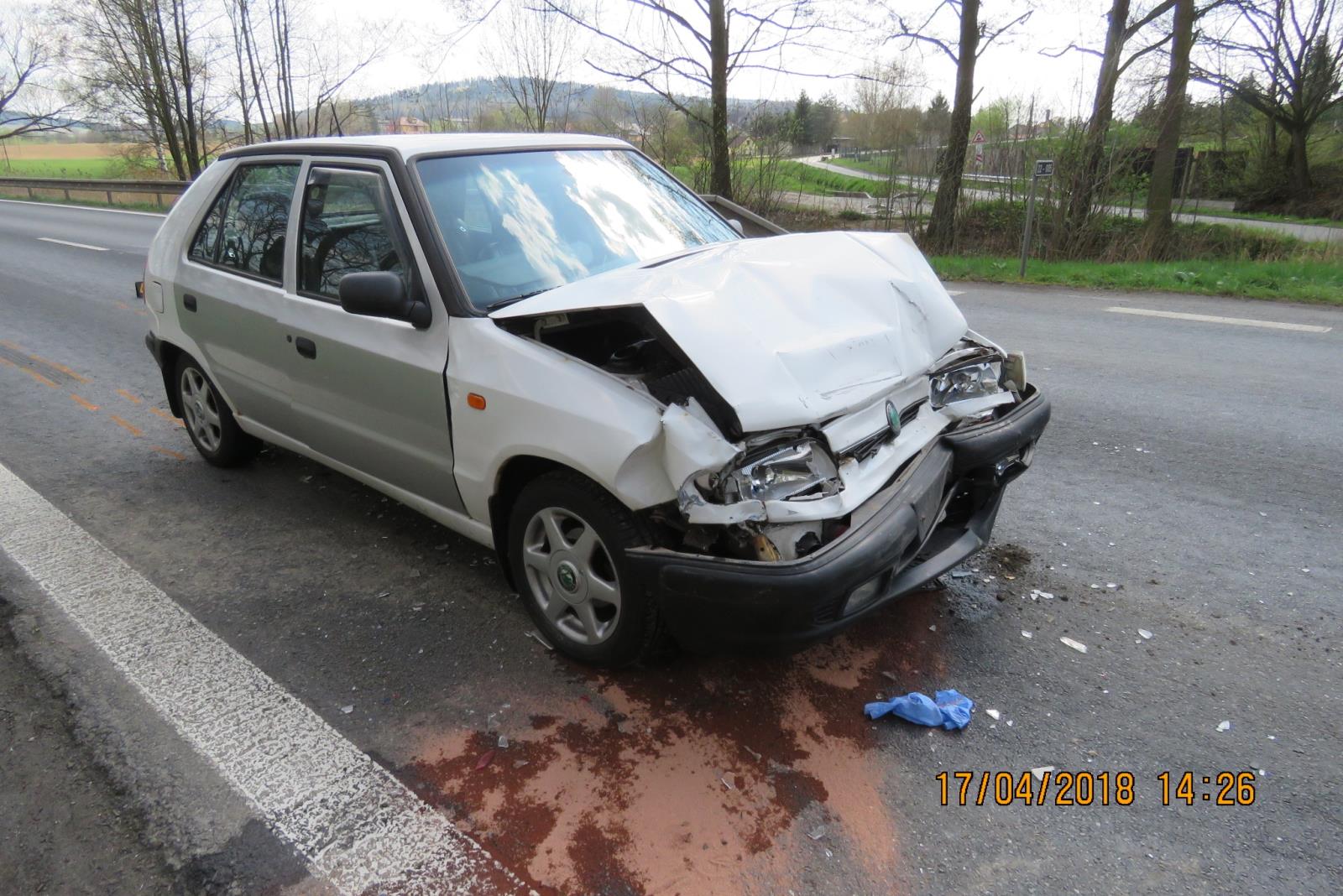 Dopravní nehoda - Kout na Šumavě - 17.04.2018