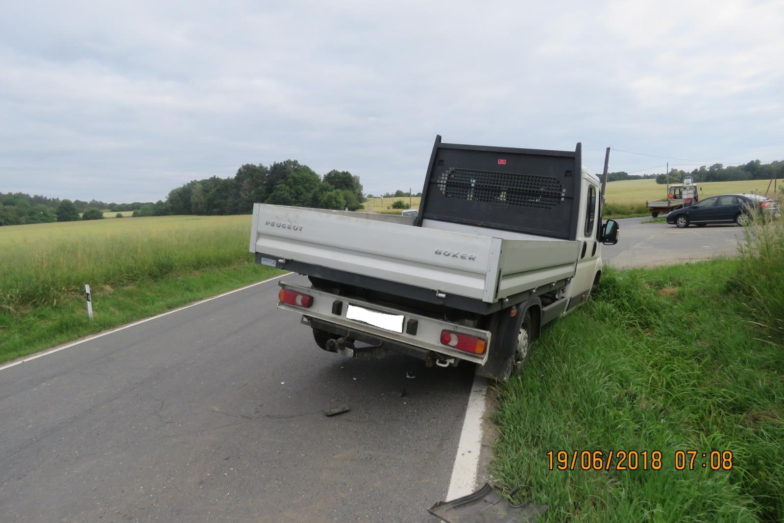 Dopravní nehoda - Poběžovice - 19.06.2018