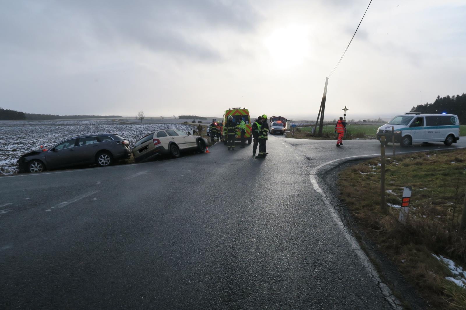 Dopravní nehoda - Semněvice - 09.01.2022
