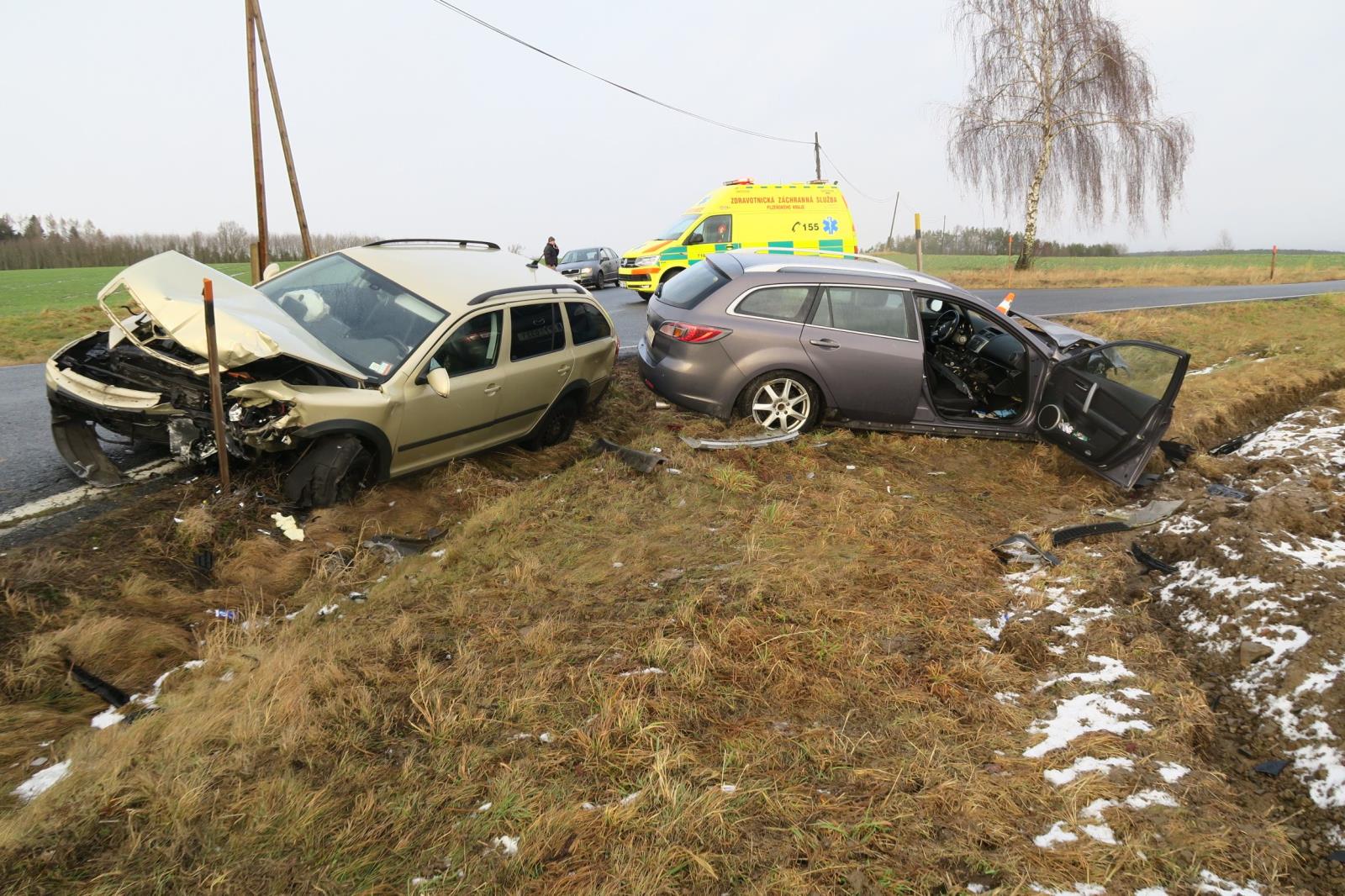 Dopravní nehoda - Semněvice - 09.01.2022