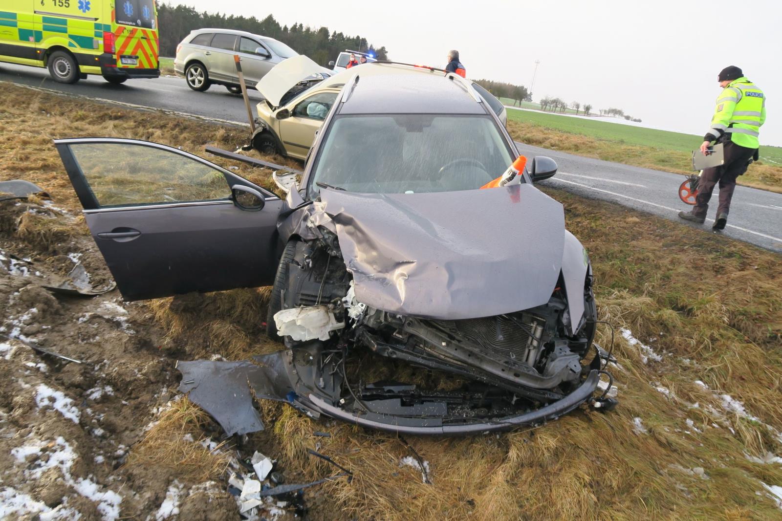 Dopravní nehoda - Semněvice - 09.01.2022