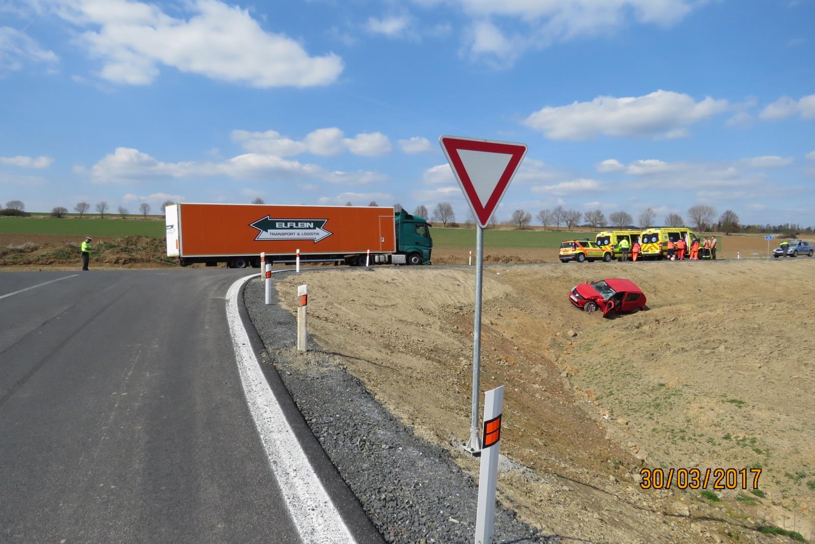 Dopravní nehoda - Staňkov