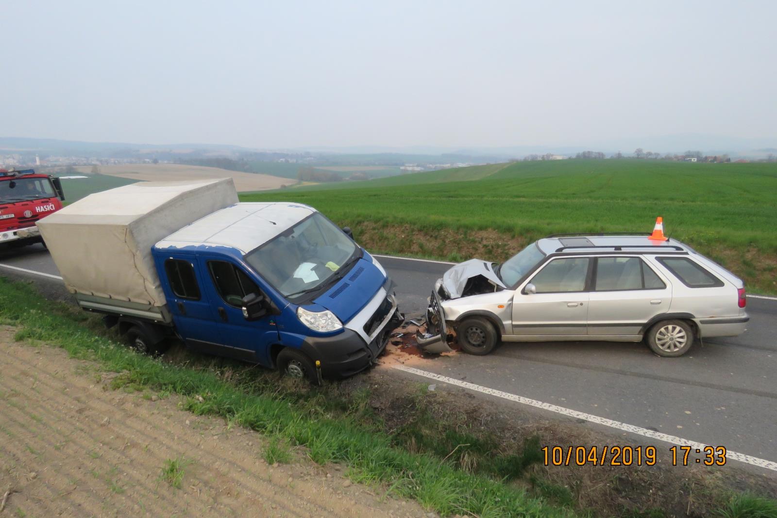Dopravní nehoda - Tlumačov - 10.04.2019