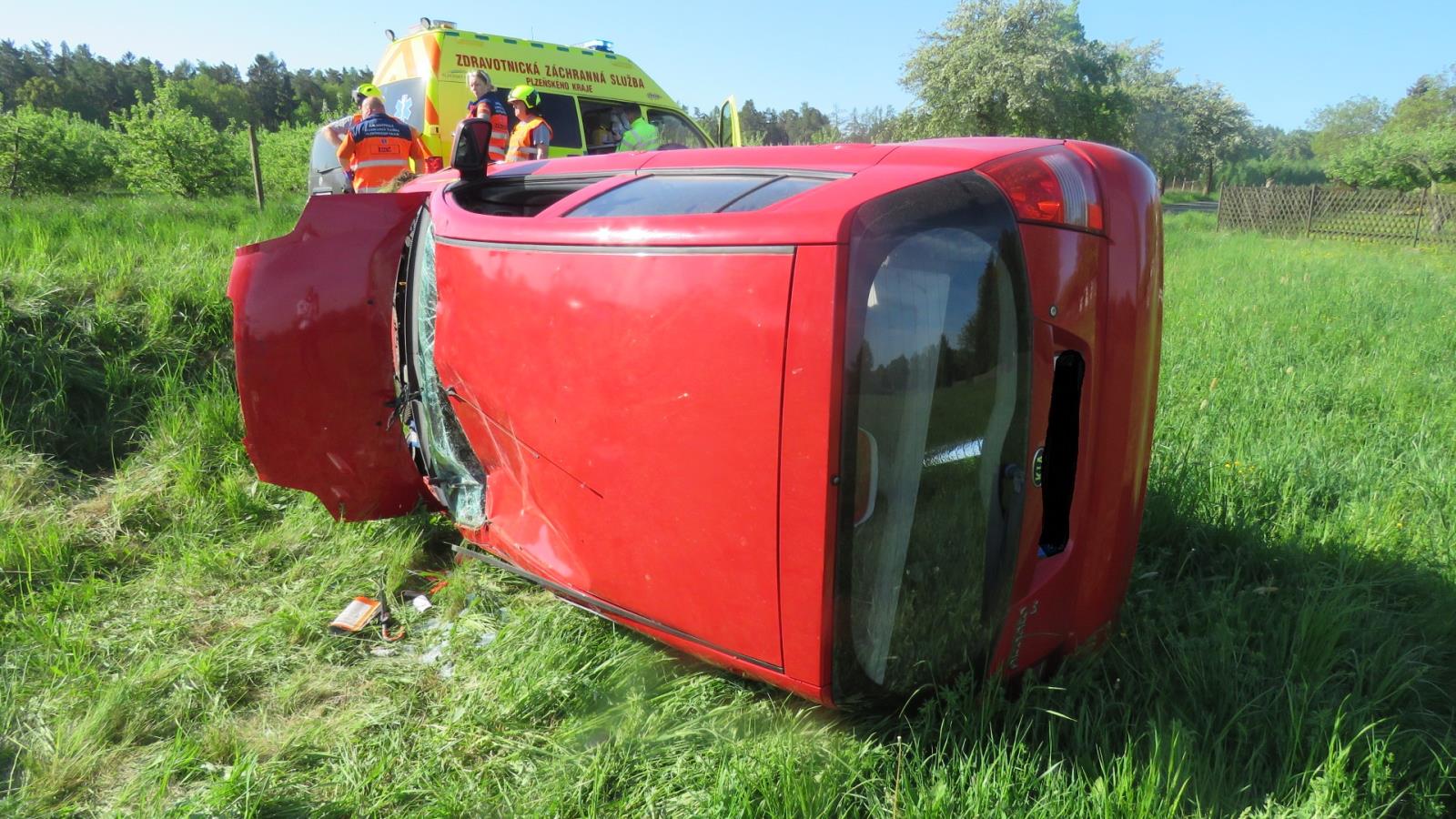 Dopravní nehoda - Újezd u Svatého Kříže - 14.05.2022