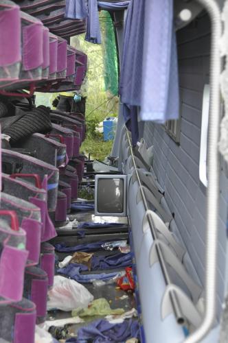 Dopravní nehoda autobusu