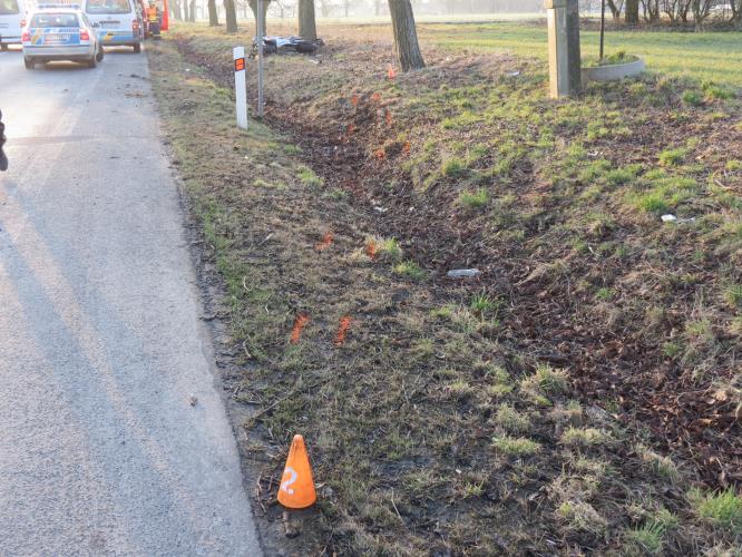 Dopravní nehoda motorkáře u Buštěhradu