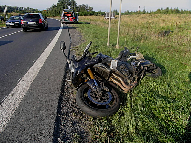 Dopravní nehoda s motorkou