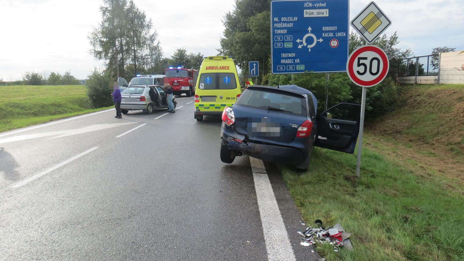 Dopravní nehoda u Robous ze dne 17. 09. 2017