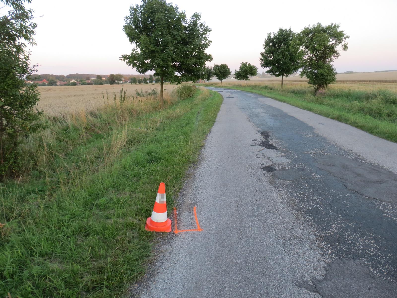Dopravní nehoda u Třtěnic ze dne 07. 08. 2017