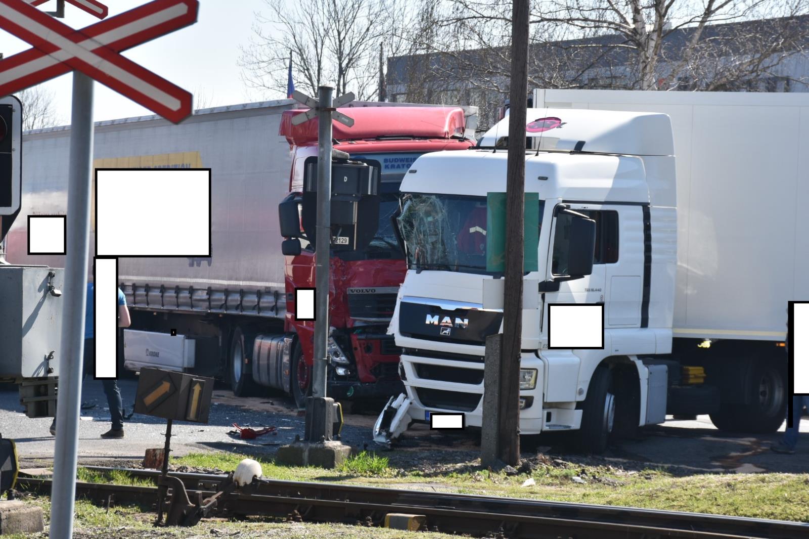 Dopravní nehoda ve Slaném