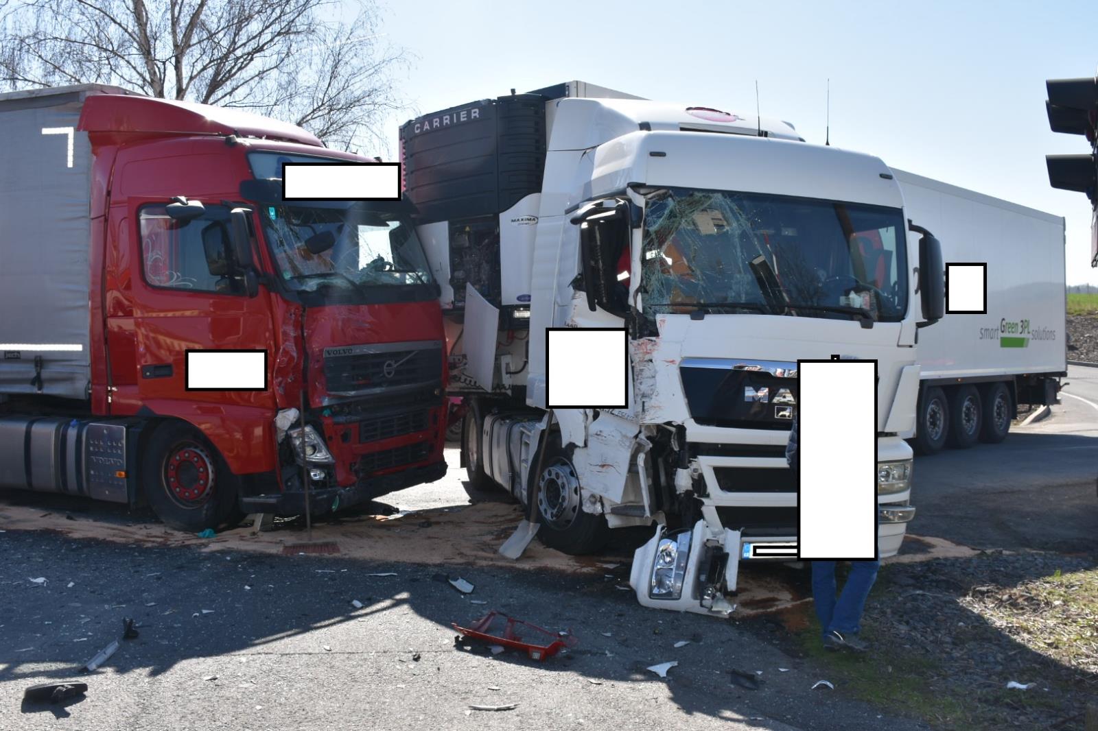 Dopravní nehoda ve Slaném