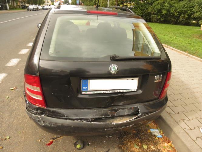 Dopravní nehoda ve Vodárenské ulici