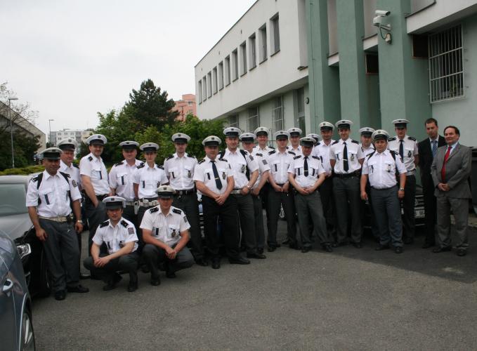 Dopravní policisté, kteří se akce zúčastnili