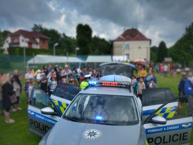Dopravní policisté představili vybavení v Borové - 10.6.2023