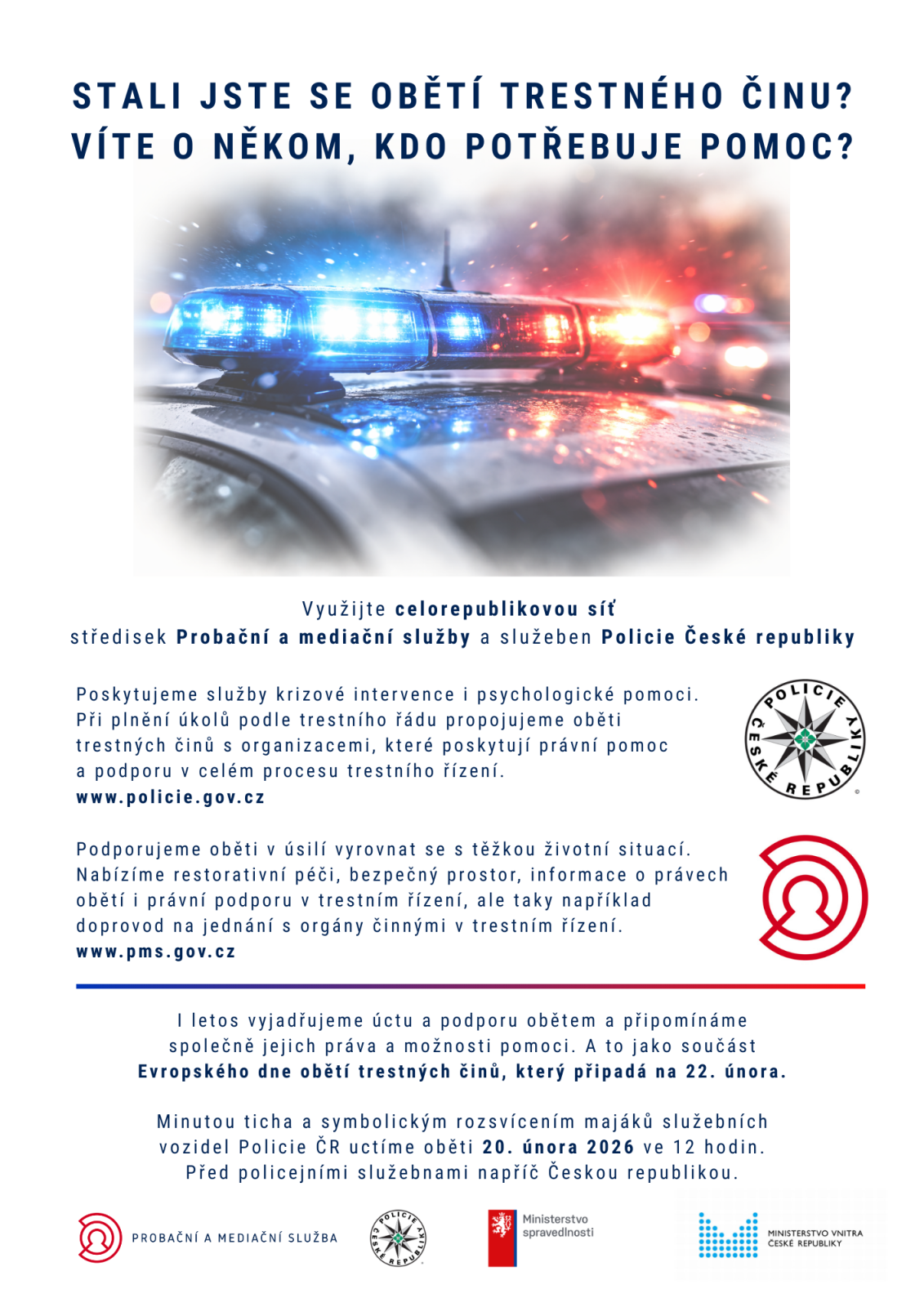 Evropský den obětí trestného činu 2026