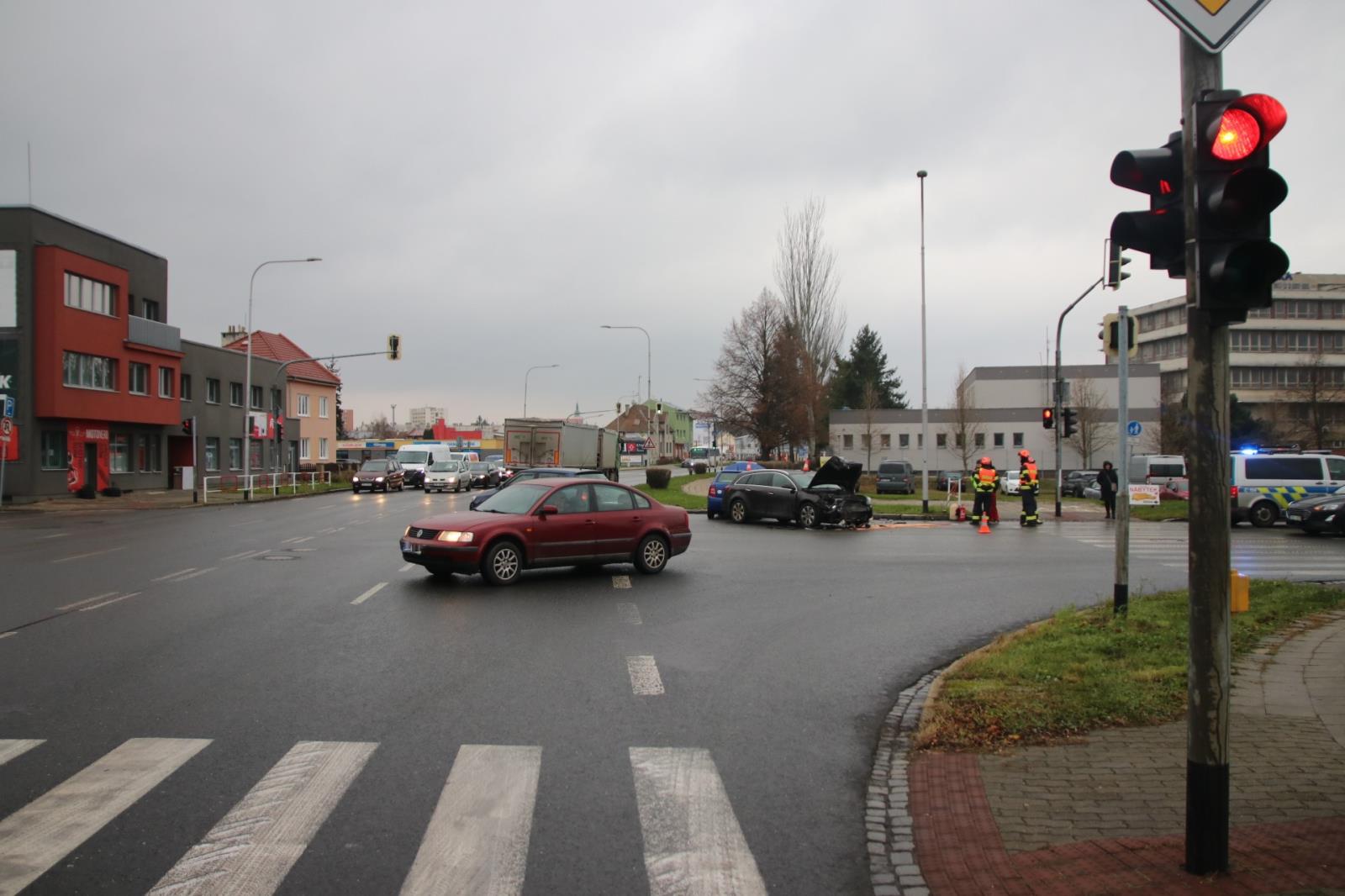 Foto místa dopravní nehody č. 1.