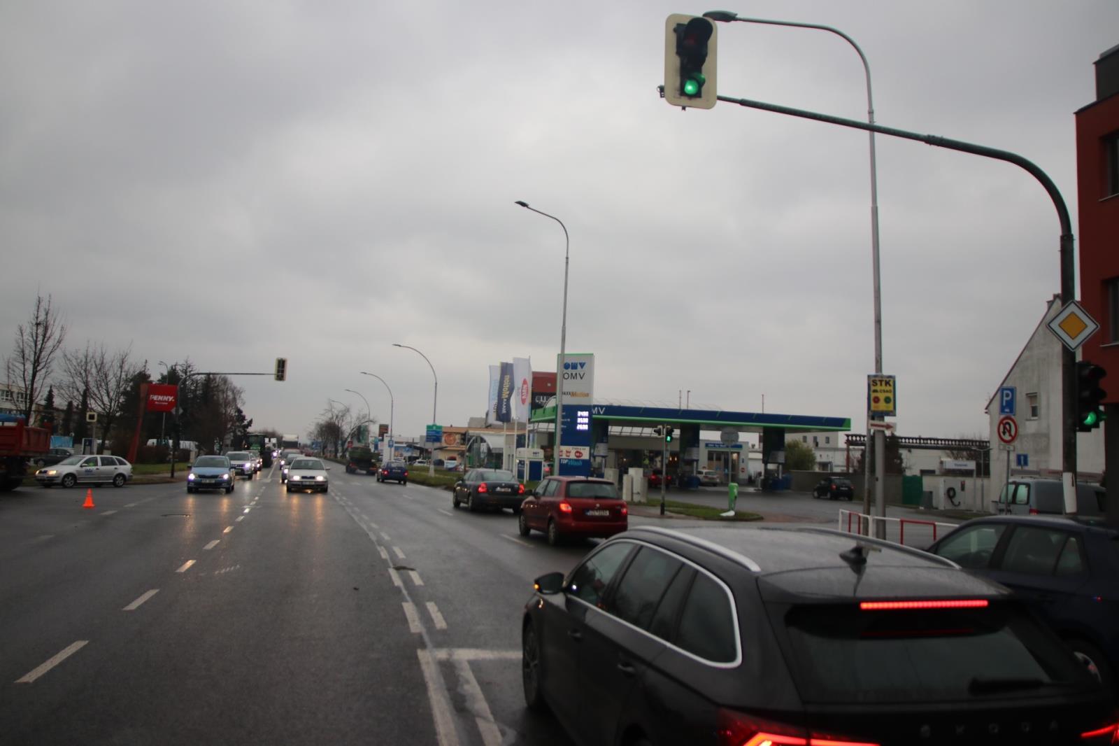 Foto místa dopravní nehody č. 2.