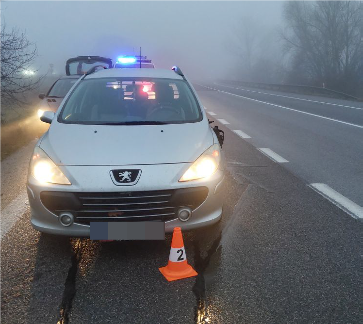 Foto poškozeného vozidla