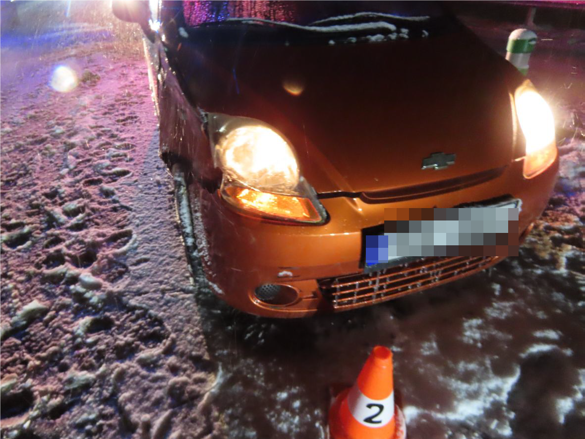 Foto poškozeného vozidla