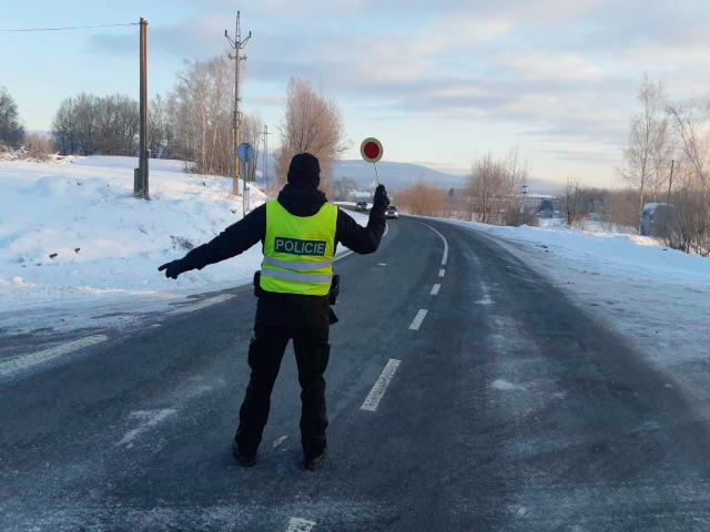 Foto z kontrolních stanovišť