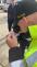 Fotografie z kontrol (číslo 3 policista s heart beat detectorem)