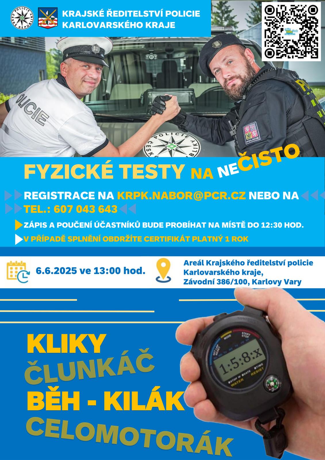 Fyzické testy nanečisto