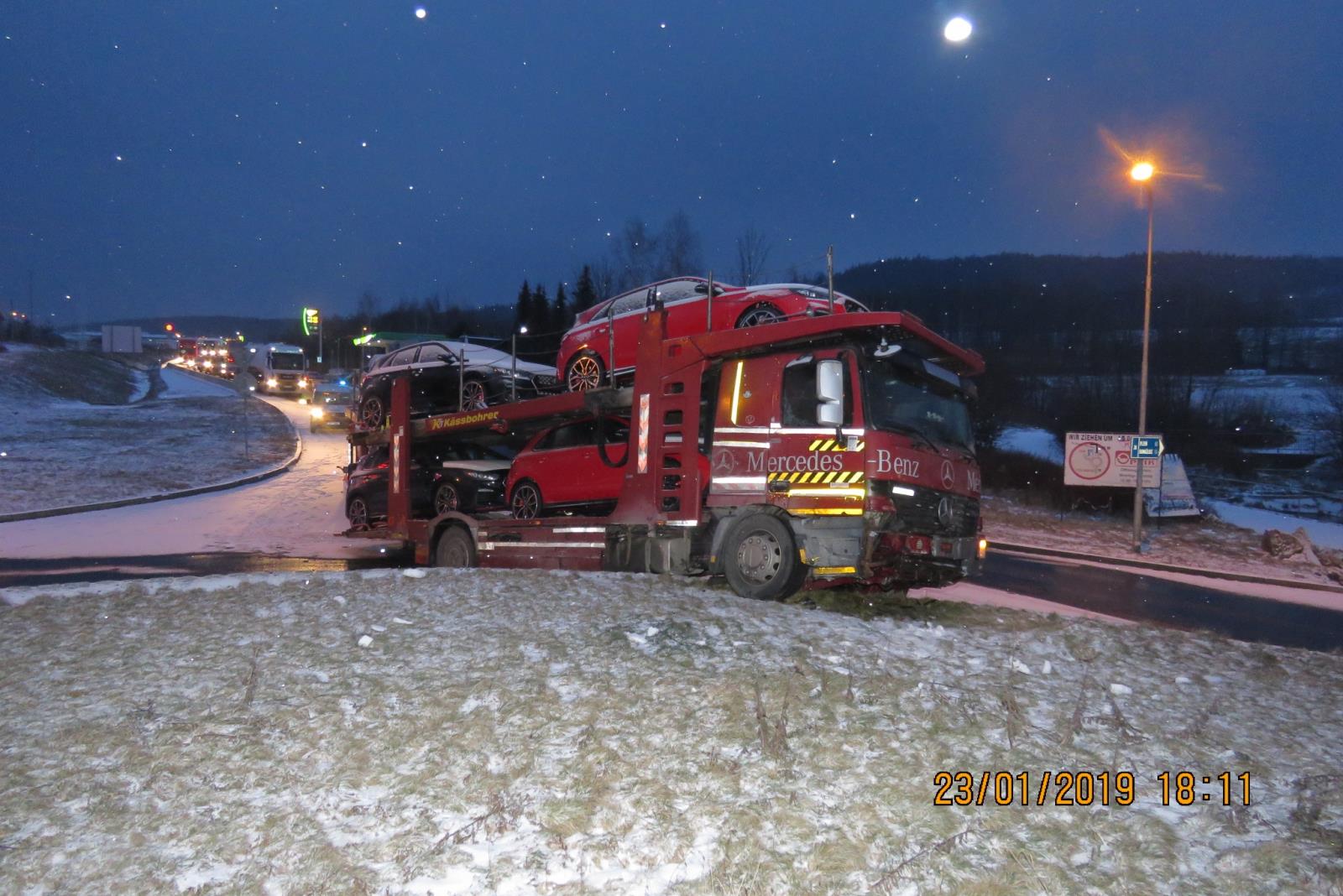 Havárie - Folmava - 23.01.2019