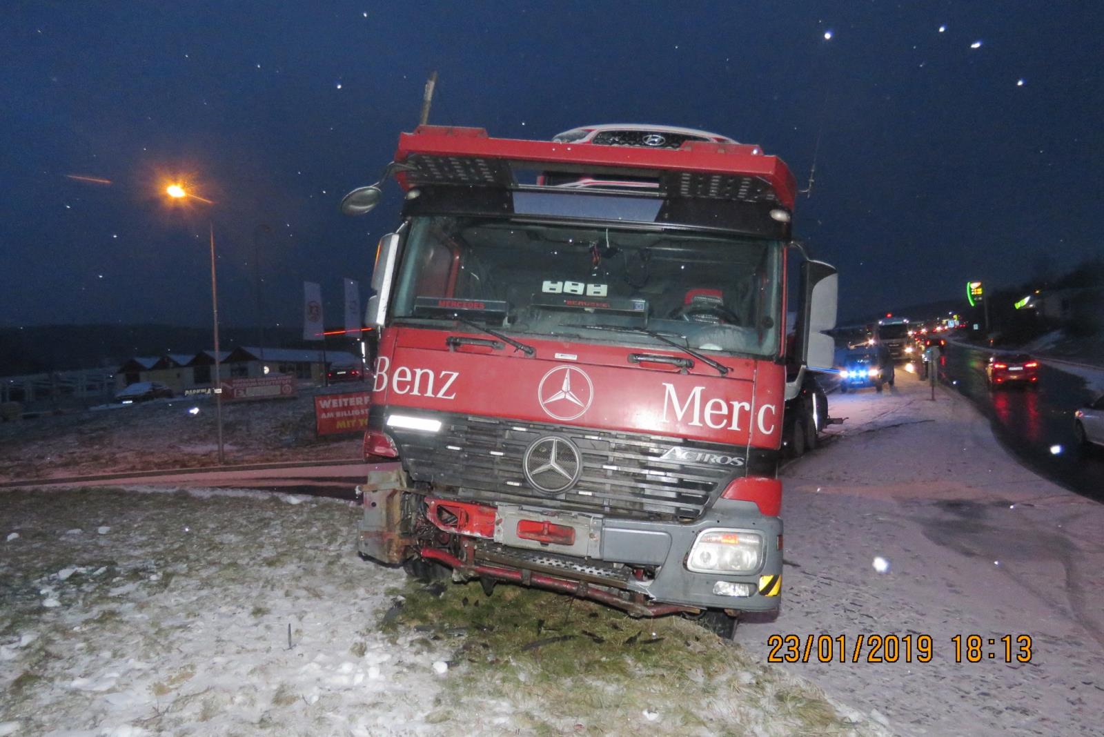 Havárie - Folmava - 23.01.2019