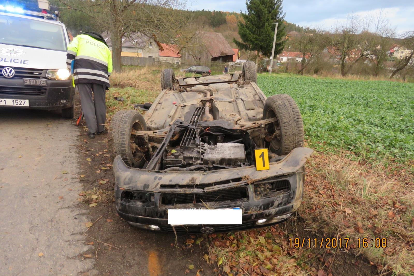 Havárie - Horní Kamenice - 19.11.2017